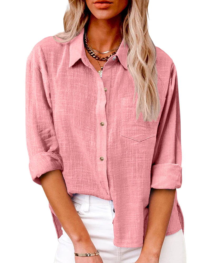 Practical shirt with chest pockets