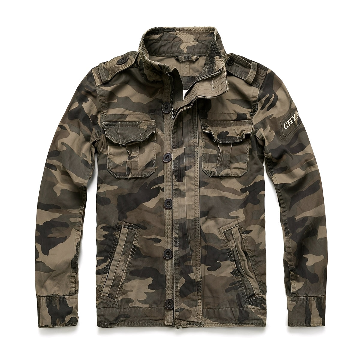 Men's Classic Denim Jacket with Pockets