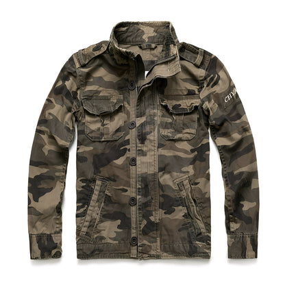 Men's Classic Denim Jacket with Pockets
