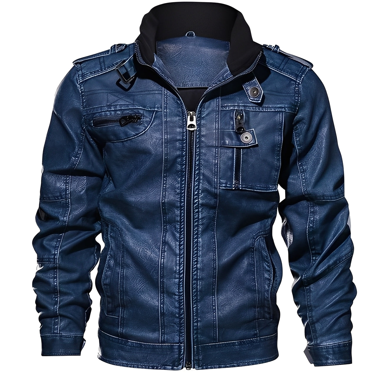 Men's Elegant Leather Jacket Style