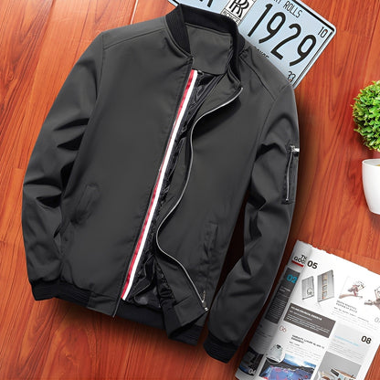 Stylish Men's Bomber Jacket Modern Design