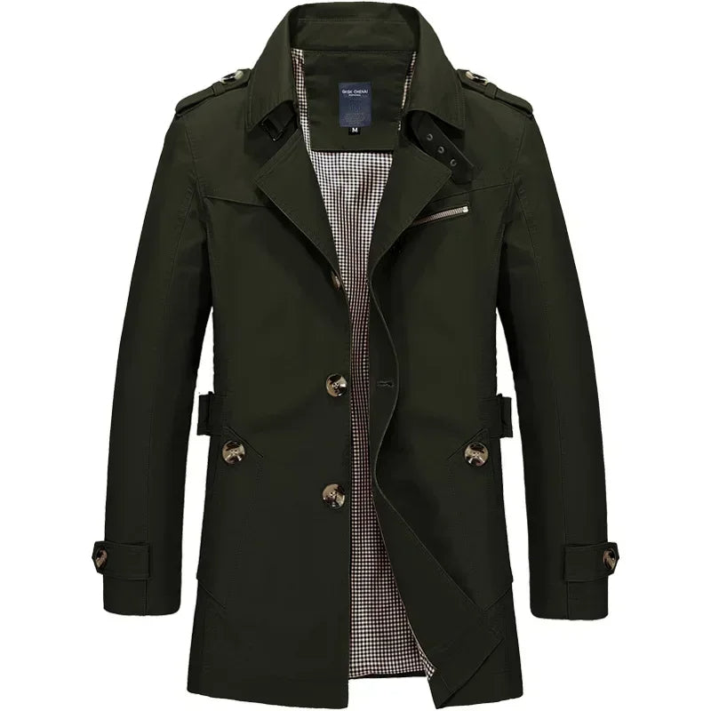 Stylish Business Windbreaker Classic Elegant