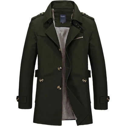 Stylish Business Windbreaker Classic Elegant