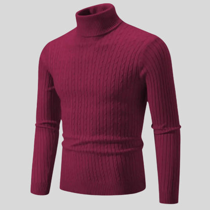 Stylish Men's Turtleneck Sweater Modern
