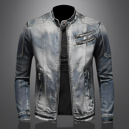 Men's Modern Denim Jacket With Pockets