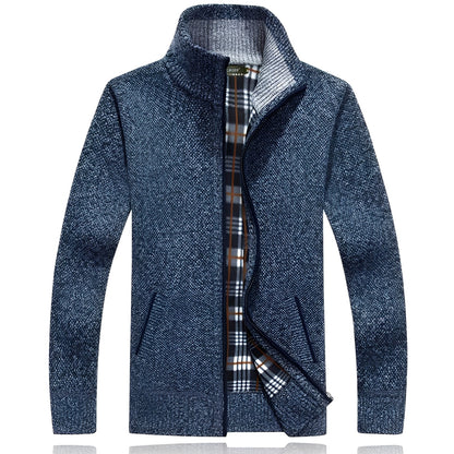 Stylish Men's Cardigan Soft Fleece