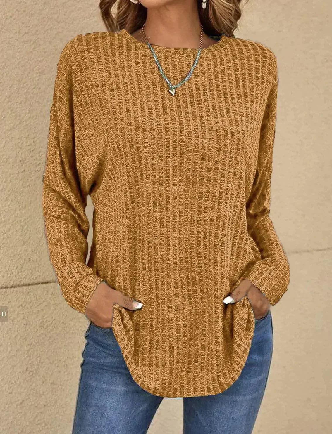 Soft Knit Sweaters for Women, Casual and Comfortable Long Sleeve