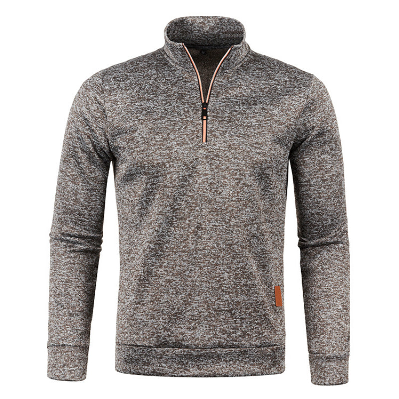 Soft Knit Sweater Women's Pullover with Polo Collar