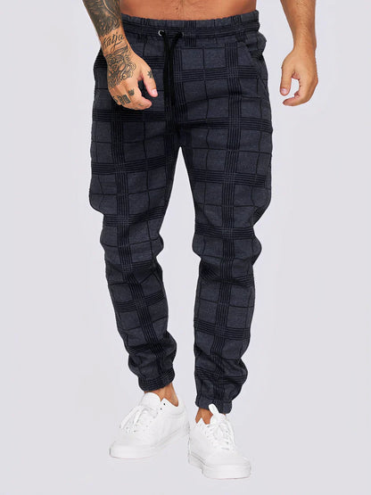Stilvolle Karohose Herren Modern Slimfit - IdealeKleiden