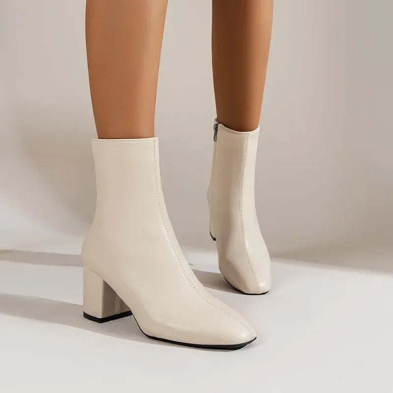 Comfortable Women's Heeled Boots