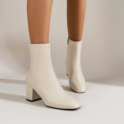 Comfortable Women's Heeled Boots