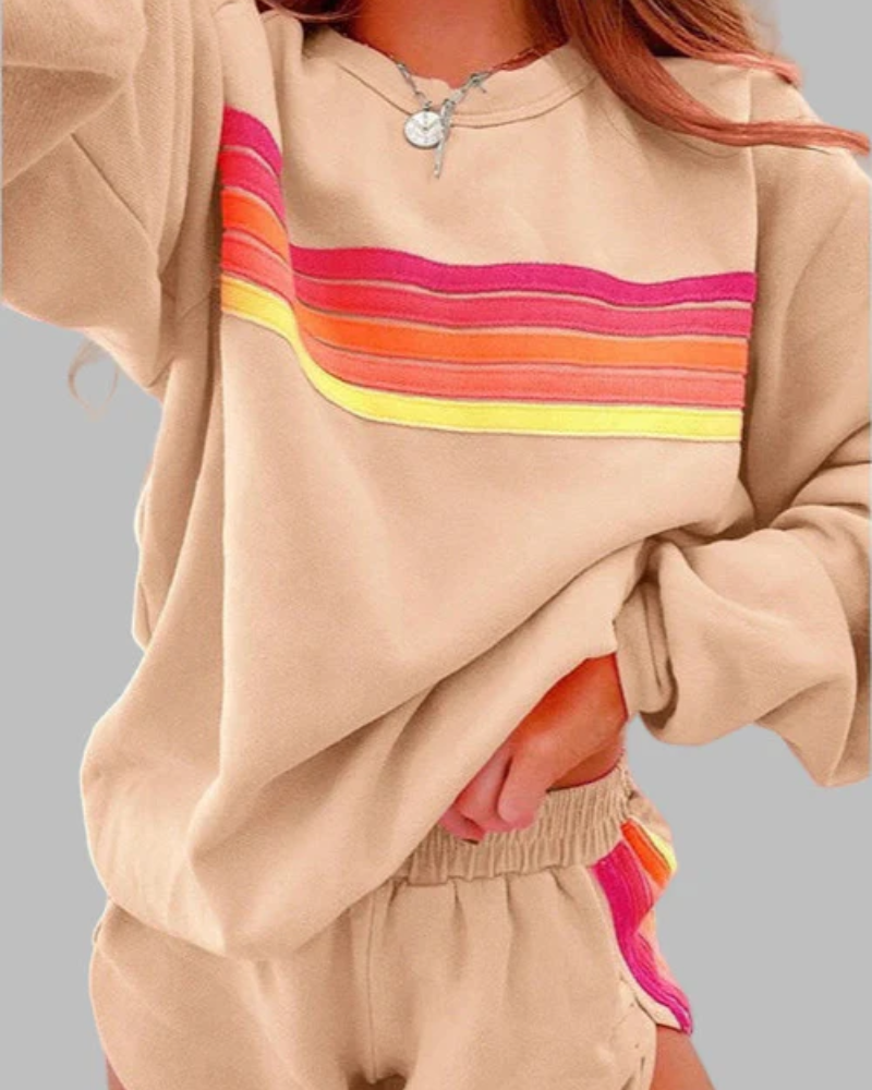 Striped Women's Pajama Set