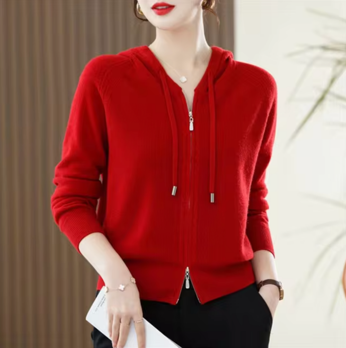 Women's Soft Cashmere Hoodie