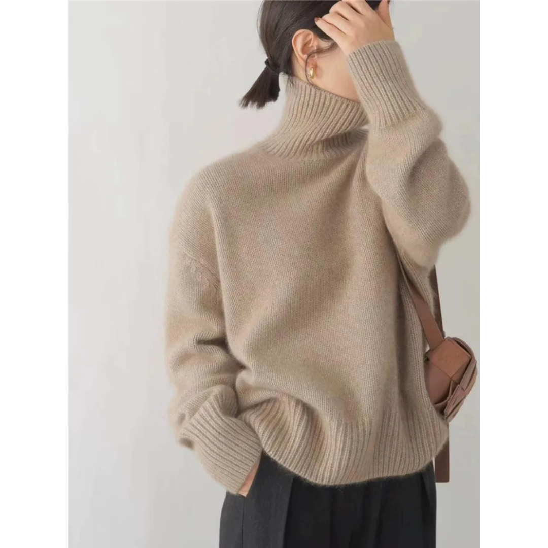 Women's Warm Turtleneck Sweatshirt