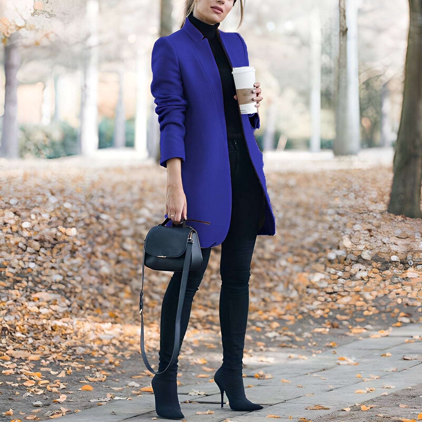 Stylish Women's Blazer Colorful Cozy
