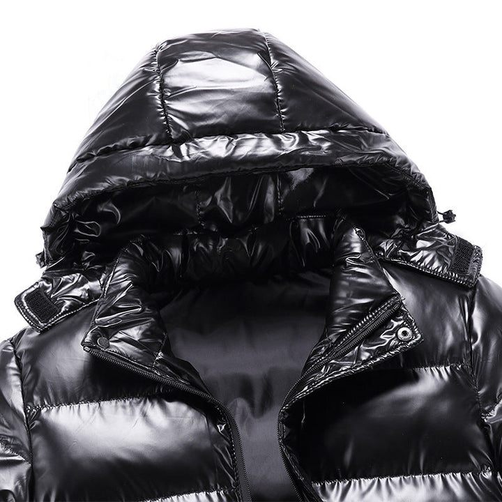 Herren Winterjacke Lässig Wetterfest Isoliert - IdealeKleiden