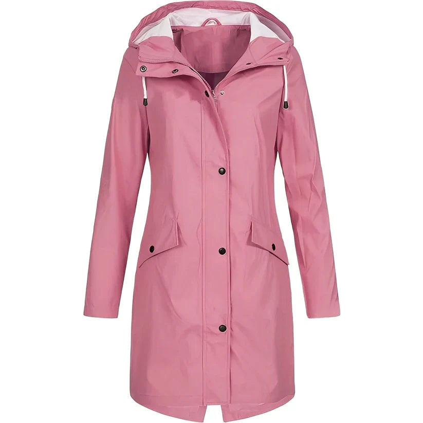 Waterproof Women's Coat Long Versatile Jacket