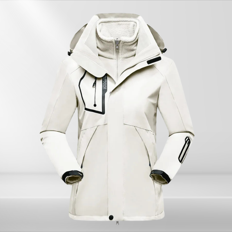 Practical 3-in-1 Women's All-Weather Jacket