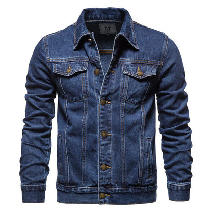 Men's Classic Blue Denim Trucker Jacket