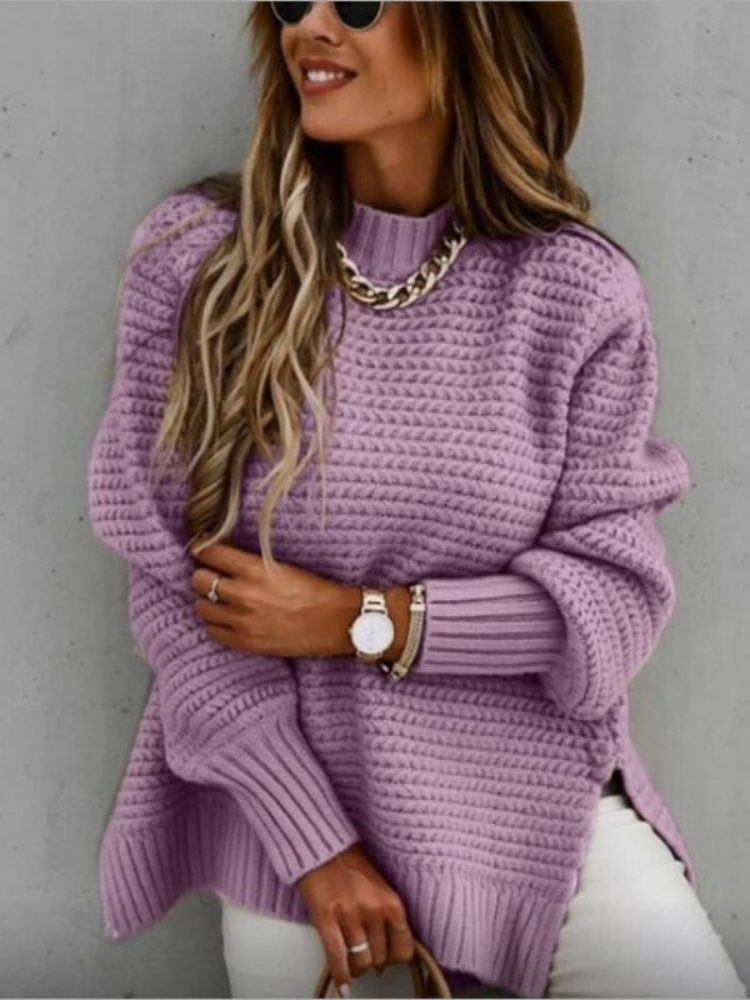 Strickpullover Damen Soft Gemütlich