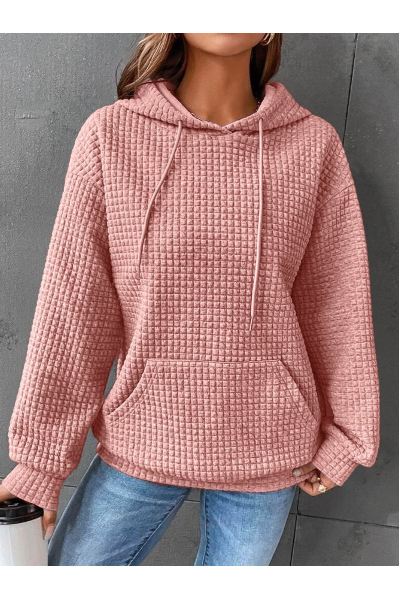 Damen Pullover Warm Kapuzenpulli
