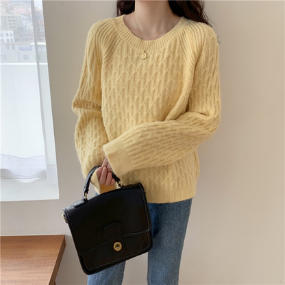 Nora Knitted Sweater Soft Cuddly Design