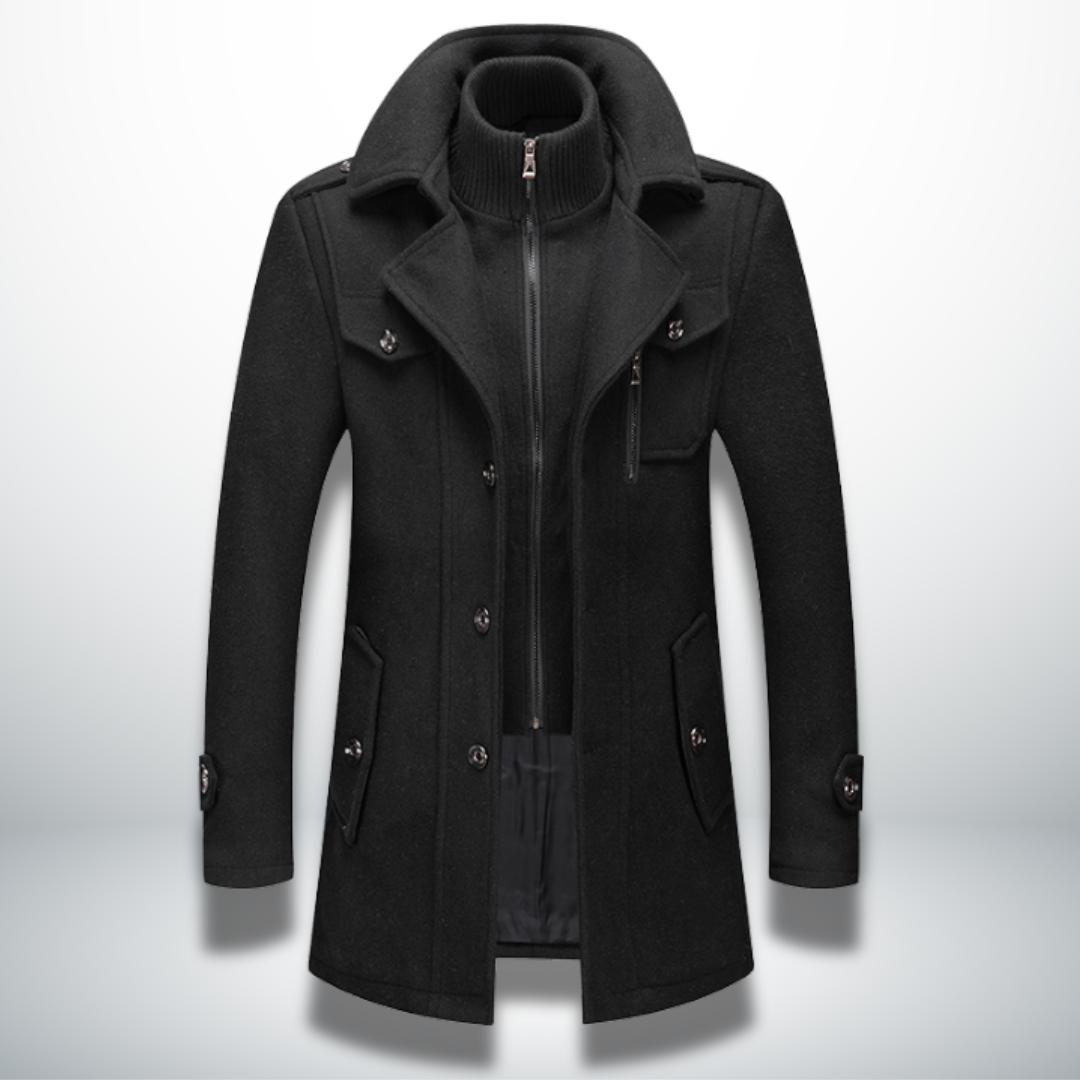 Men's Modern Button-up Coat