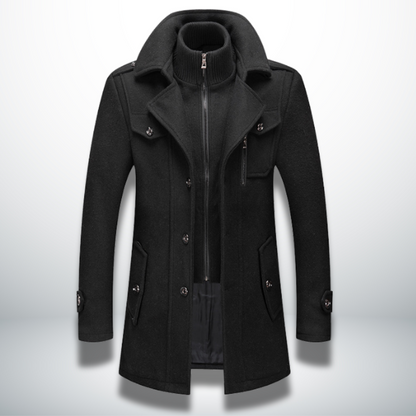 Men's Modern Button-up Coat