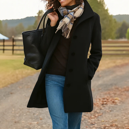 Elegant Women's Coat Modern Cut