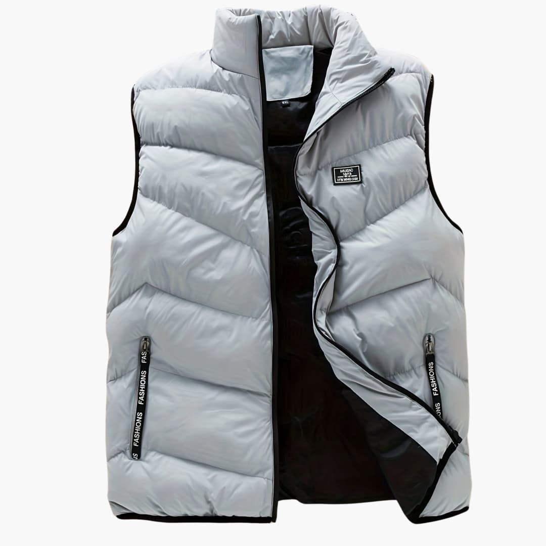 Practical Men's Vest Zipper Casual