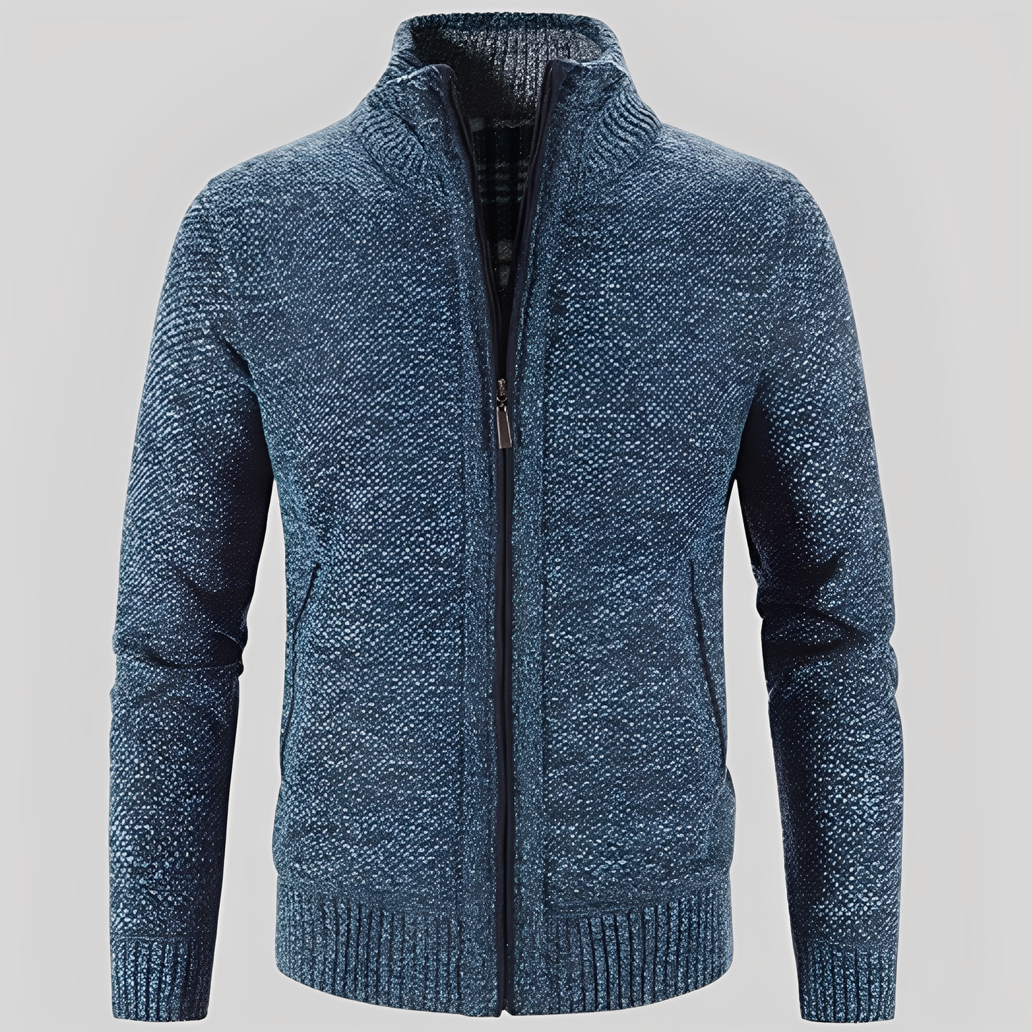 Practical Men's Zipper Cardigan