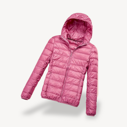Lightweight Women's Hooded Puffer Jacket