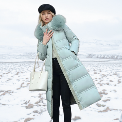 Stylish Winter Coat Women Faux Fur Elegant