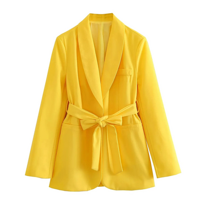 Fashionable Home Suit Set Blazer and Pants Multicolor