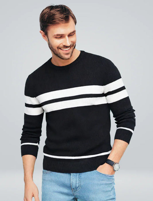 Herren Pullover Warm Baumwolle Bequem - IdealeKleiden