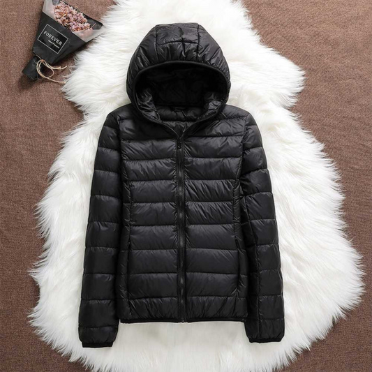 Leichtes Kapuzenjacke Damen Sportlich - IdealeKleiden