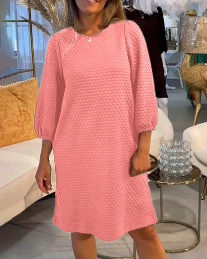 Elegant Women's Dress Solid Color Classic