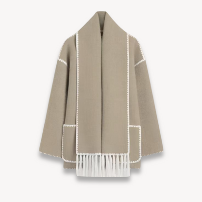 Women's Plus Size Cape Coat