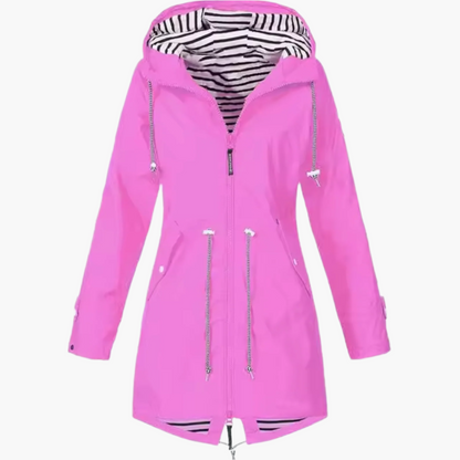 Waterproof Rain Jacket with Hood for Outdoors