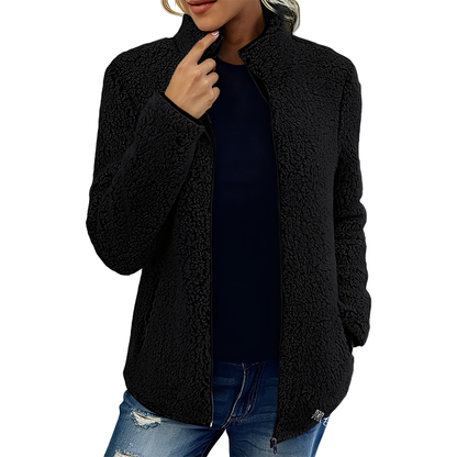 Women's Fleece Coat Soft Elegant