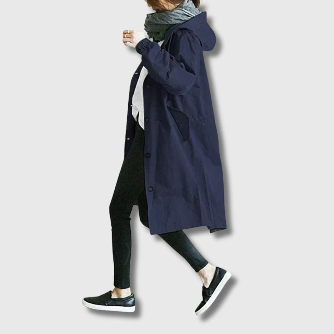 Stylish Trench Coat Women Elegant Modern