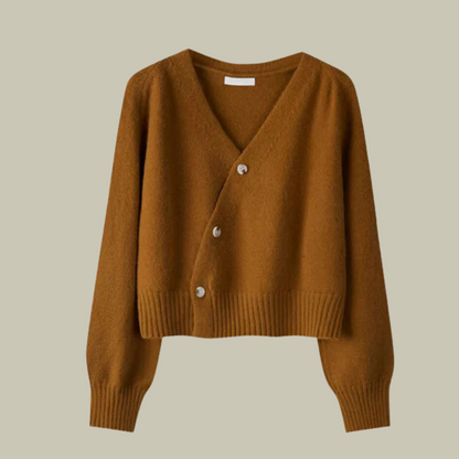 Women's Merino Wool Cardigan Soft V-Neck