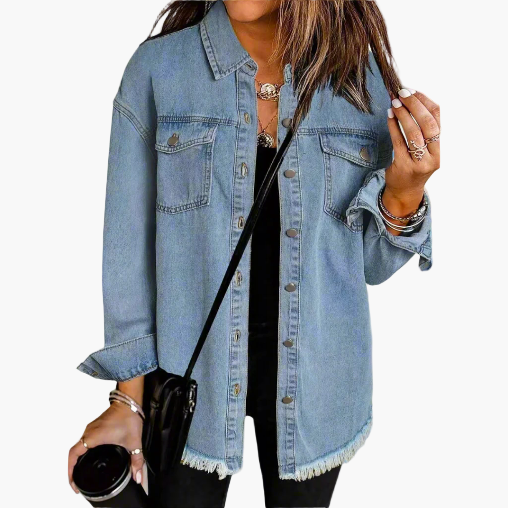 Casual Vintage Denim Jacket Leisure Everyday
