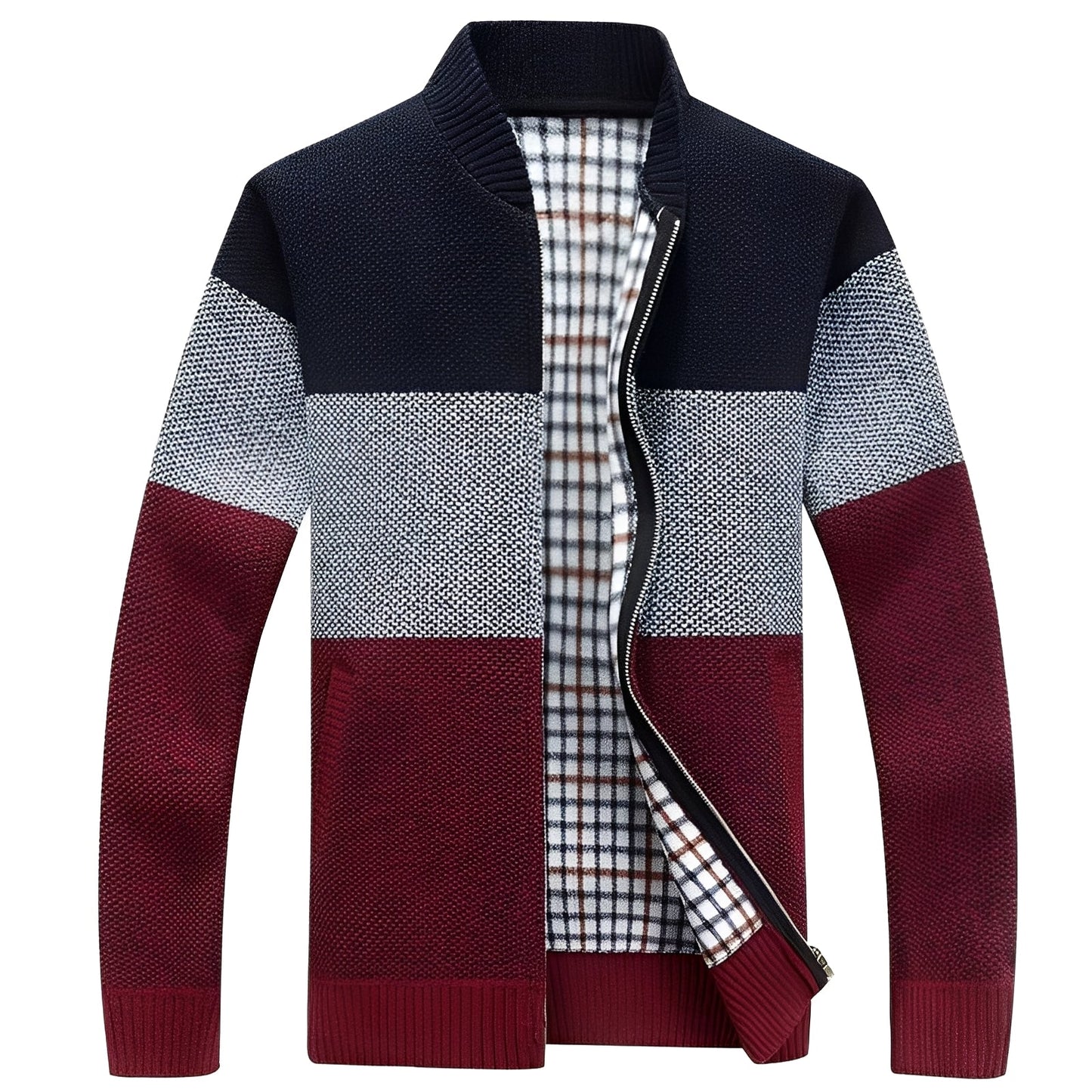 Practical Warm Fleece Leisure Jacket for Men