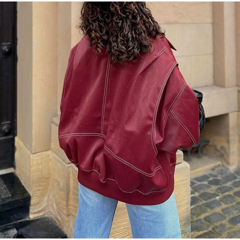 Stylische Oversized Jacke Damen - IdealeKleiden