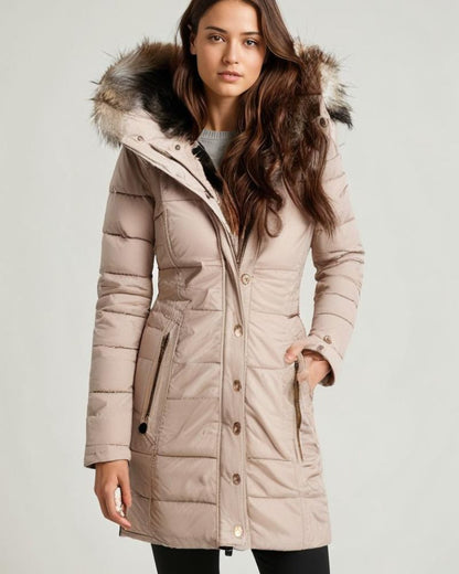 Warm Winter Dress | Fur-Lined Women's Parka
