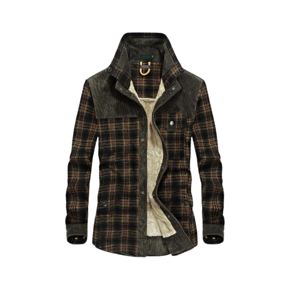 Men's Flannel Jacket Warm Winter