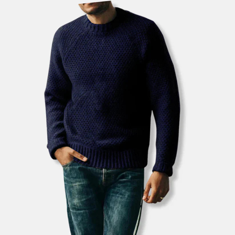 Kai - Wool sweater Comfortable Crew neck