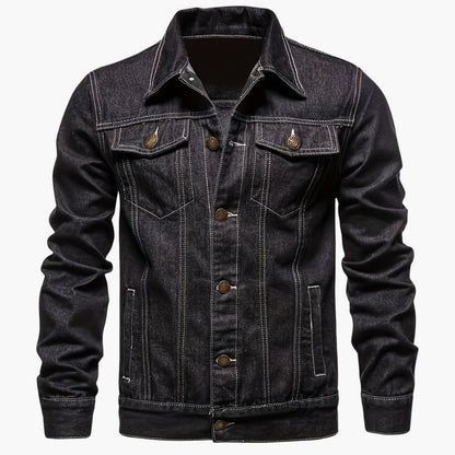 Stylish Men's Slim Fit Denim Jacket