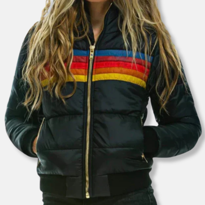 Stylish Puffer Jacket Slim Fit Quilting